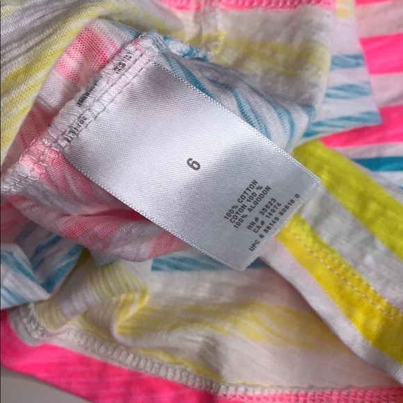 Carter’s Girls Rainbow Stripe Heart Tunic tank top 6 - Picture 5 of 5